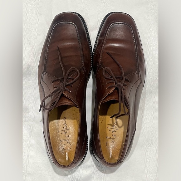 Cole Haan Other - Men's Dark Brown Leather COLE HAAN EATON APRON TOE DERBYLace-Up Shoes, SIZE 9.5M